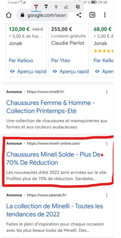 www.minelli online.shop howelhossine gmail Site internet